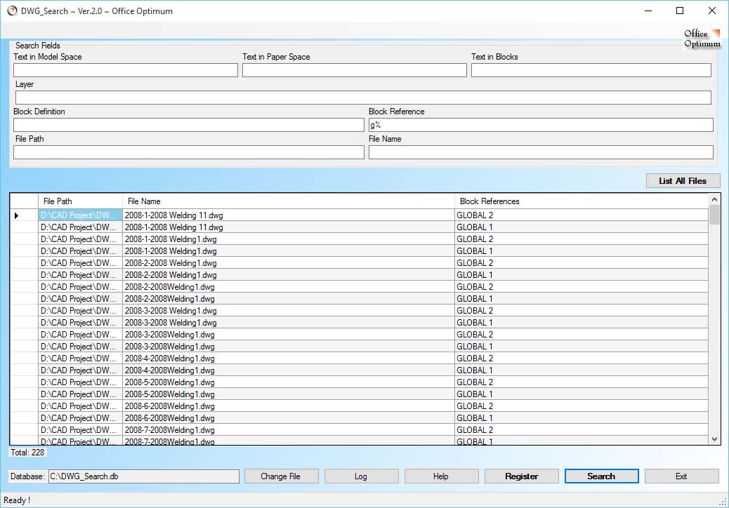 DWG Search Report